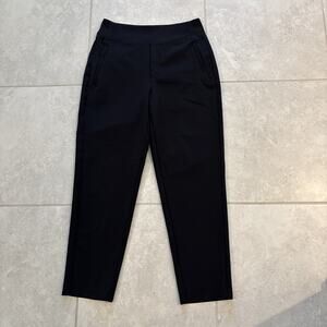 Athleta Endless High Rise Pant Black Size 6 Comfort Casual Pull-On 28” In